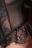 Black Lace Corset